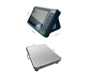 משקל דיגיטלי אלחוטי איכותי עם רשת AI, צג LCD, קיבולת 150 ק\\\"ג, לוגו ניתן להתאמה אישית, לשימוש בסופרמרקט ומסעדה - Product Image 3