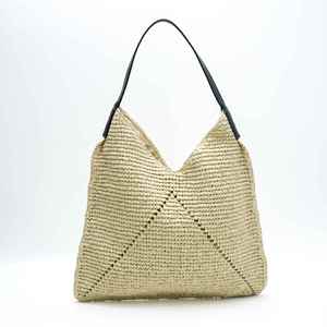 Sac en paille de raphia OEM pour femme, grand sac à bandoulière pour le sport et les jeux - Product Image 1