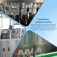 Machine de remplissage automatique de liquides pour réactifs, liquides buccaux et huiles essentielles, avec remplissage et bouchage de bouteilles