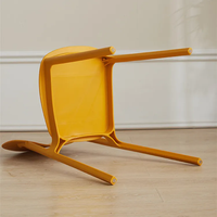 Chaise Empilable en Plastique Sans Accoudoirs pour Laboratoire, Salle à Manger, Événements, Siège Unique en PP, Design Italien