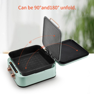 Nueva sartén eléctrica antiadherente de aluminio fundido, fábrica al por mayor, <span class=keywords><strong>olla</strong></span> caliente eléctrica y parrilla de barbacoa, horno de pizza multifuncional - Product Image 6