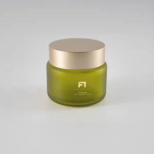 Guci Kosmetik Hitam dan Hijau Mewah Kustom 50G 100G Stoples Isi Ulang Kosmetik Bulat Pot <span class=keywords><strong>Jar</strong></span> untuk Kosmetik Perawatan Kulit Kemasan - Product Image 2