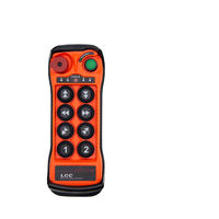Télécommande industrielle sans fil étanche à 8 boutons pour utilisation en grue Code fixe