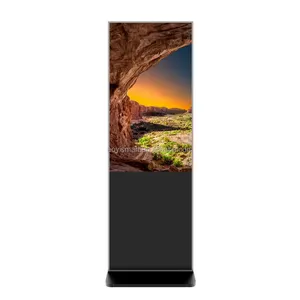 LCD-Touchscreens Kiosk-Werbe display Boden stehend Vertikal Interaktiv Digital Signage Display Totem für Werbung