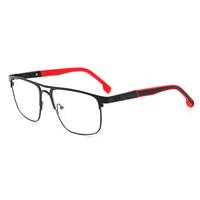 Kacamata Retro Klasik Pria Bingkai Kacamata Optik Desain Cetak Solid Model Haoya 1501