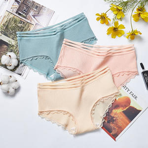 Celana Dalam Wanita Katun Seksi Tembus Udara Kualitas Tinggi Benang Grosir Celana Dalam Wanita - Product Image 4