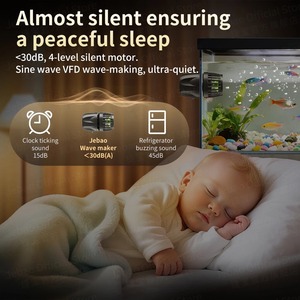 Jebao Jecod GMP Series 2026 WiFi+BT Cordless Aquarium Vario Wavemaker <strong>Pump</strong> 9 Wave Modes for Marine Coral Reef <strong>Fish</strong> Tank - Product Image 4
