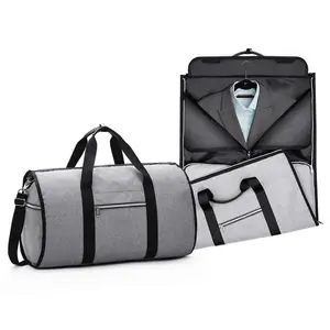 2 in 1 benutzer definierte Logo faltbare Anzug Reisetaschen Cabrio Kleider sack