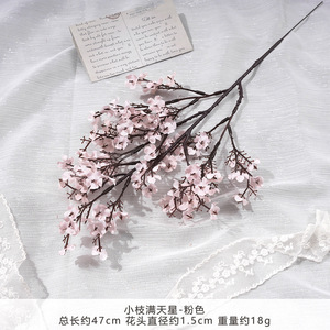 Nhân Tạo Cành Đầy Đủ Các Ngôi Sao Giả Hoa Cưới Với Bó Hoa Tiên Tiến Cảm Giác <span class=keywords><strong>Handmade</strong></span> Hoa Cưới - Product Image 6