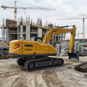 รถขุดตีนตะขาบสำหรับงานหนัก XE225GK ขนาด 21.5 ตัน ความจุบุ้งกี๋ 1.05 ลูกบาศก์เมตร กำลัง 128 กิโลวัตต์ ผลิตภาพสูง เหมาะสำหรับงานดิน - Product Image 1