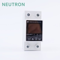 Disjoncteur intelligent WiFi MCB AC220V 2P en plastique avec surveillance en temps réel de la tension/du courant, protection de sécurité, montage mural, pouvoir de coupure 10KA