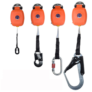 Differenziale di velocità della cintura di <span class=keywords><strong>sicurezza</strong></span> 1.8m prevenzione caduta <span class=keywords><strong>lavoro</strong></span> in altezza discesa autobloccante velocità differenziale doppi ganci grandi - Product Image 3