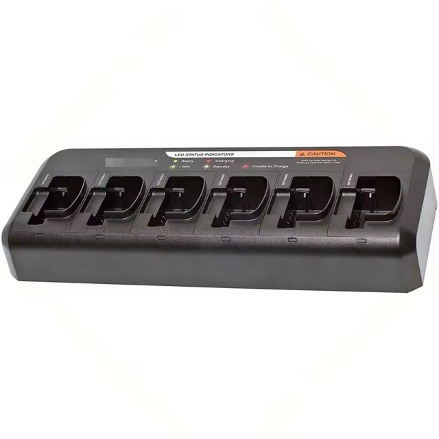 PMLN6588A PMLN6588 Multi-Unit Charger 6-Way Electric Charger for Motorola Two-Way Radio Models R2 DEP450 CP200d PR400 CP200 5W