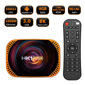 Boîtier <span class=keywords><strong>TV</strong></span> intelligent <span class=keywords><strong>Android</strong></span> de haute qualité et puissant HK1 RBOX X4 4GB 32GB 64GB Amlogic S905X4 Lecteur multimédia 8K Décodeur <span class=keywords><strong>TV</strong></span> HK1RBOX - Product Image 3