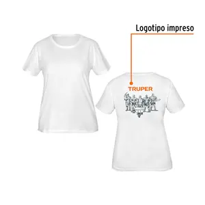 BOX 1 เสื้อยืดคอกลมผู้หญิง สีขาว M TRUPER - Product Image 2