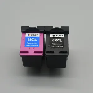 Cartucho de tinta de repuesto 650XL para impresora <span class=keywords><strong>HP</strong></span> 650 XL para HP650 <span class=keywords><strong>Deskjet</strong></span> 1015 1515 2515 2545 2645 3515 <span class=keywords><strong>3545</strong></span> 4515 4645 - Product Image 1