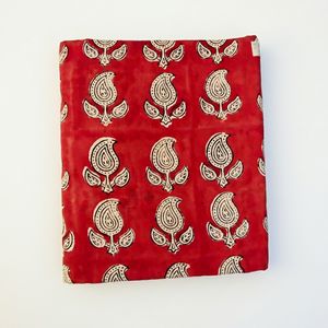 Tela floral ligera de algodón con estampado a mano multicolor, textil indio para camisas, prendas, vestidos y decoración del hogar. - Product Image 1