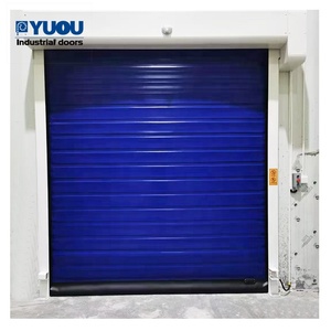 Fabric Insulated PVC Curtain Rapid Rising Fast PVC Rolling Door Latest High Speed Roller Shutter Door for Freezer Room - Product Image 2