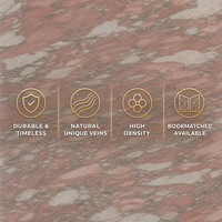 Dalle de marbre Rosa Norvegia |   Dalles de pierre naturelle rose polie de luxe de style nordique pour la décoration murale de hall d'appartement haut de gamme