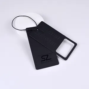 Custom Design Clothing 300G 400G 500G 700G Coated Art Paper Embossed Label Hang Tags High Quality With String