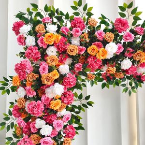 Arco Floral Decorativo para Bodas, Marco Floral para Escenario, Fondo para Arco de Boda de 8*8 pies, Decoración de Boda, Arco de Flores Multicolor - Product Image 3