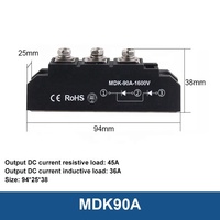Nouveau Module de Diode Anti-retour à énergie bidirectionnelle MDK 25A 40A 55A 70A 90A 110A pont photovoltaïque solaire Diode Protection de courant