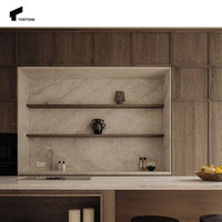 Tostone Ture Quartzite Pierre 30mm Taj Mahal Hone Dalle pour Hôtel Design Industriel Comptoirs De Cuisine Dosseret Décoration