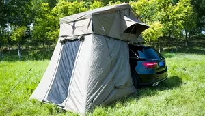 Tenda da campeggio esterna portatile pieghevole impermeabile per auto tetto tende parasole camper tenda sul tetto per campeggio