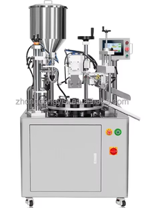 Machine de remplissage et de scellage entièrement automatique électrique rotative pour tubes souples en plastique, pour dentifrice et crème cosmétique, à usage industriel - Product Image 6