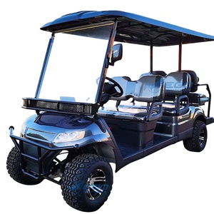 Chariot utilitaire de luxe certifié CE, chariot de golf électrique à batterie lithium 72V, buggy de chasse avec boîte de rangement - Product Image 1