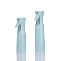Botella de Spray Continuo de Niebla Fina Personalizada, 200ml 300ml, Mini Atomizador de Plástico de Zhejiang con Forma de Cilindro, Tamaño de Viaje