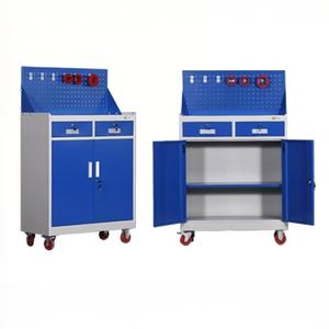 Fabricant fournisseur Chine ateliers <span class=keywords><strong>de</strong></span> stockage bon marché armoire à outils soudés atelier trou conseil casier tiroirs boîte à outils en métal - Product Image 1