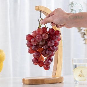 Comptoir Bambou <span class=keywords><strong>Banane</strong></span> Cintre Stand Fruits Frais Raisin Présentoir <span class=keywords><strong>Banane</strong></span> Titulaire avec Crochet - Product Image 4