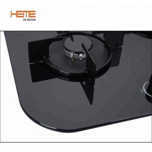 Home Appliance Italian Design Black Tempered Glass <b>Stoves</b> Gas (PG7051G-AEBR) - Product Image 3