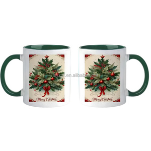 <span class=keywords><strong>Taza</strong></span> <span class=keywords><strong>Navideña</strong></span> Personalizable <span class=keywords><strong>de</strong></span> Porcelana Blanca <span class=keywords><strong>de</strong></span> 11 oz, Capacidad <span class=keywords><strong>de</strong></span> 400 ml, <span class=keywords><strong>Diseño</strong></span> <span class=keywords><strong>de</strong></span> Dibujos Animados, Logotipo Sublimado, Patrón, Apta para Alimentos, Estilo Americano - Product Image 2