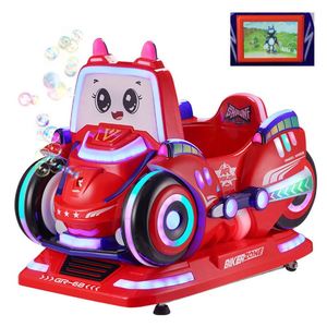 Nuevo Coche de Juego Infantil con Monedas, Soplador de Burbujas Eléctrico, Coche de Columpio con Monedas - Product Image 2