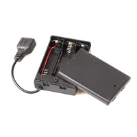 USB tipo a Jack 3AA porta batteria altri connettori scatola batteria 3AA con cavo connettore femmina