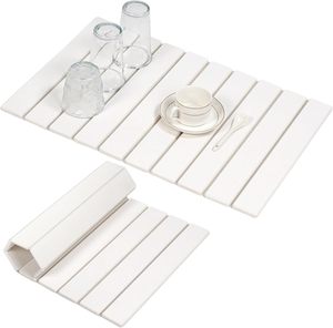 Eco-Friendly Diatomaceous Earth <b>Large</b> Stone Dish Drying <b>Mat</b> Fast Dry Absorbent Collapsible Dish Drying <b>Mat</b> for Kitchen Counter - Product Image 1