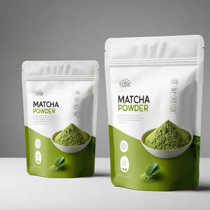 OEM 100% Puro Orgánico Grado AAAAAA Matcha en Polvo Re-Procesado, Empaque de Bolsa de 100g, Marca Privada, Té Verde, 24 Meses de Vida Útil - Product Image 2