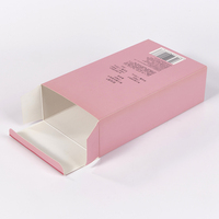 Boîte en carton personnalisée, minimaliste, couleur unie, avec fond auto-verrouillant, pour toner facial et produits de soin de la peau