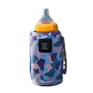 Chinese Factory 3 Level USB Heat Preservation Custom Milk Bottle Cover Baby Bottle Warmer