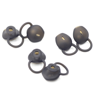 Defean Black Ear Buds Gel Tips Usable para Huawei <span class=keywords><strong>TalkBand</strong></span> B5 B 5 Pulsera inteligente Usable - Product Image 5