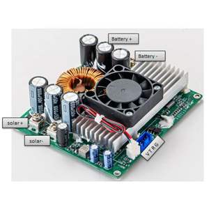 Контроллер заряда KHT 500W Smart Solar 30A MPPT для литий-ионных аккумуляторов, чистая синусоида, высокая эффективность, для наружных систем (схема) - Product Image 1