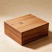 Boîte cadeau en bois avec logo personnalisé, plusieurs compartiments, séparateurs pour bijoux, montres, parfums, pièces de monnaie, thé, souvenirs, emballage de marque de luxe
