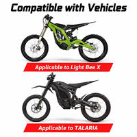 Plaque d'immatriculation MORSPEC RACING en plastique PP brillant, style Light Bee X Talaria Moto Cutz, pour accessoires de moto électrique Surron E Ride