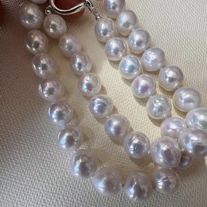 Collar de Perlas de Agua Dulce Natural, Coloridas, con Textura de Pintura al Óleo, Estilo Barroco, Versátil - Product Image 4