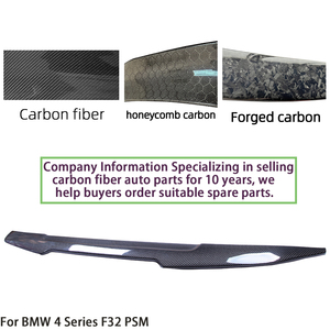 Alerón Trasero de Fibra de Carbono Estilo PSM para BMW Serie 4 F32 Coupé, 2013-2019 - Product Image 4