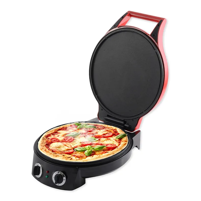 ENZO-máquina antiadherente para hacer crepes de tortitas, lámina para hornear de la mejor calidad, Transportadora eléctrica redonda multifuncional, horno para pan y pizza