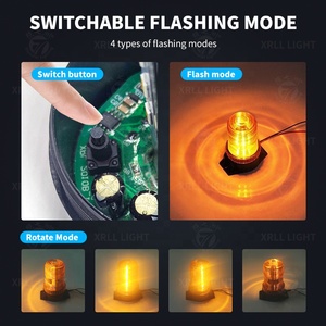 ไฟส่องสว่างสำหรับรถแทรกเตอร์ 10-80V LED ไฟทำงานกันน้ำ สีขาว แดง เหลืองอำพัน 10W ไฟสปอร์ตไลท์ LED ไฟท้ายรถพ่วง - Product Image 6