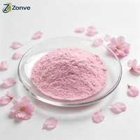 Poudre de fleurs de cerisier Sakura naturelle séchée et moulue, qualité cosmétique et alimentaire, pour masque facial, pâtisserie, boissons, matière première